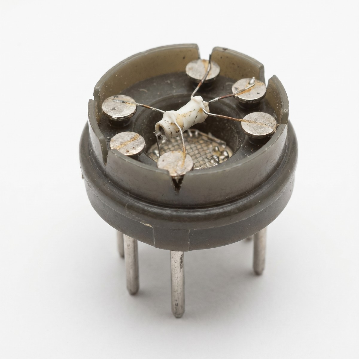 An early semiconducting gas sensor of the type Figaro pioneered
